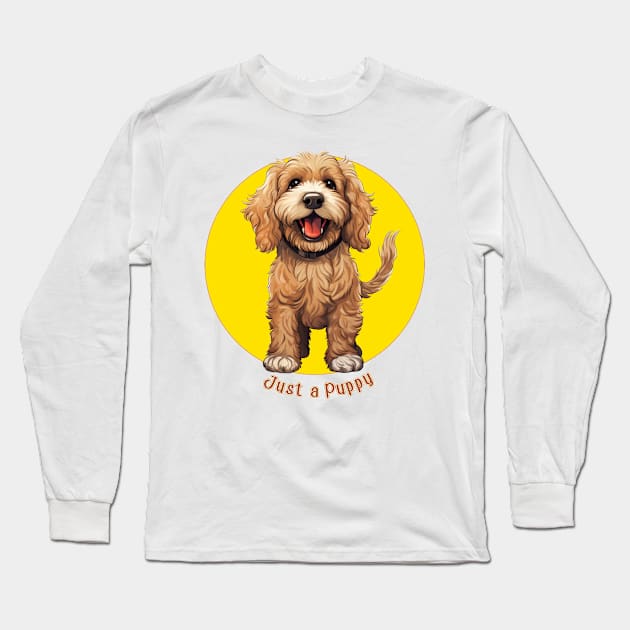 Just a Puppy - Cockapoo Long Sleeve T-Shirt by Peter the T-Shirt Dude